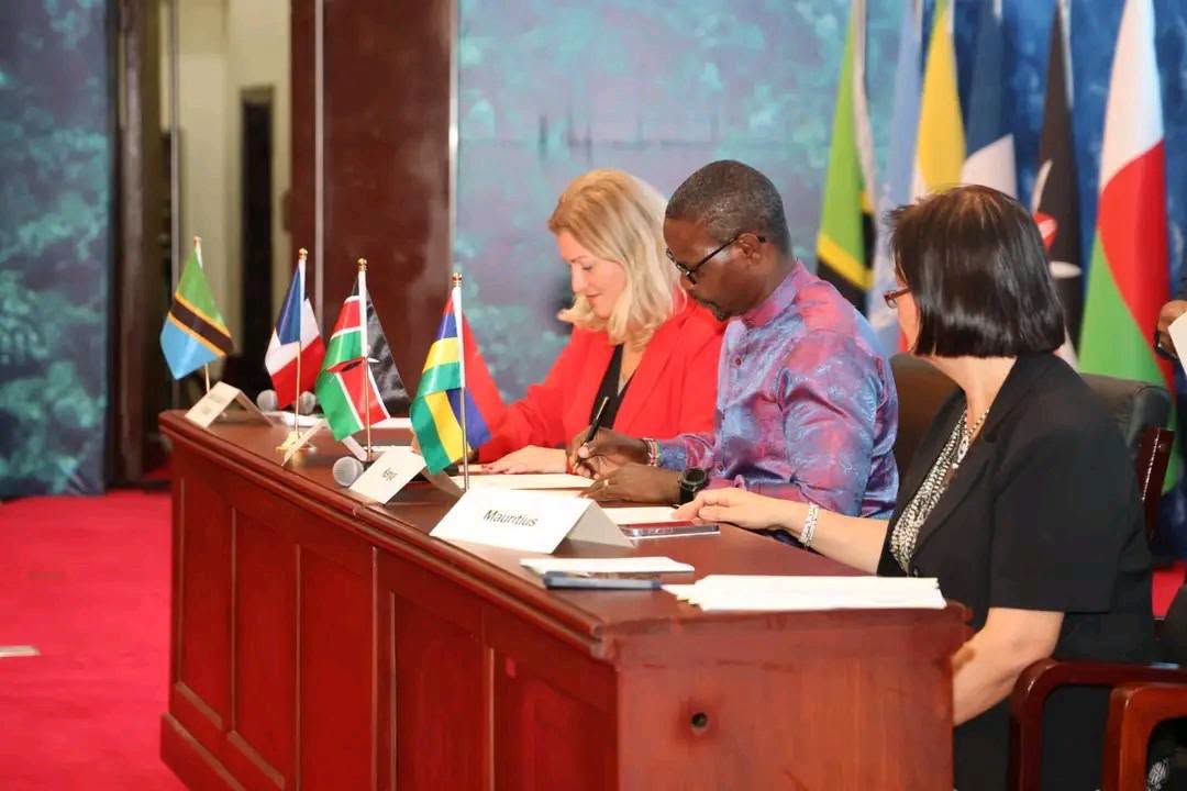 Kenya signs the Nairobi Convention Protocol on Marine and Coastal Biological Diversity and Protected Areas during COP12 in Dar es Salaam, Tanzania