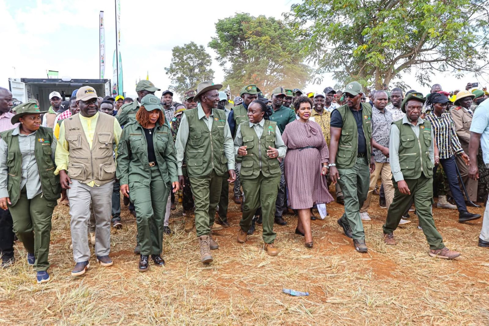 President William Ruto leads Mazingira Day Celeberations in Trans Nzoia County