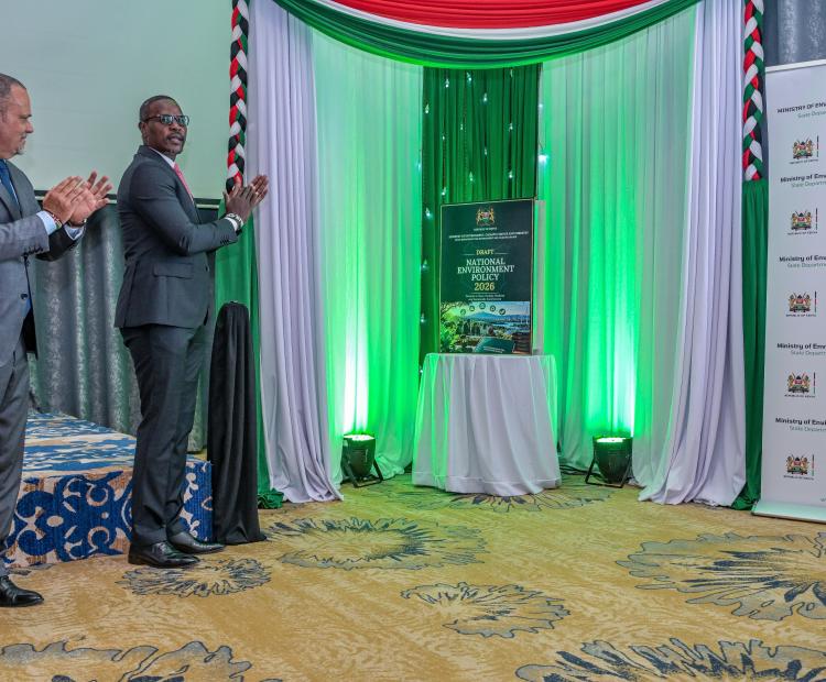 PS Dr. Eng. Ngeno launches the Draft National Environment Policy for Public Participation